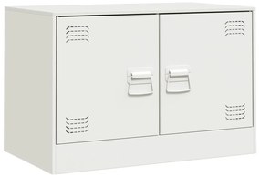 2 db fehér acél TV-szekrény 67 x 39 x 44 cm