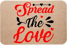 Lábtörlő Vászon Bemeneti Nyomtatott Felirattal Spread the Love Ajándék