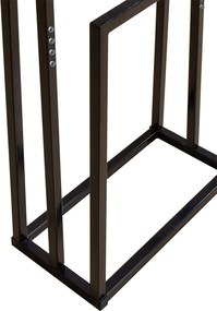 Tutumi Tutumi, 3 karos fém törülközőtartó 600x260x1000 mm 391840, fekete matt, HOM-01003