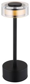 Globo 21026S - LED Dimmelhető asztali lámpa SHIRA LED/2,5W/3,7V 2700/4000/6500K fekete