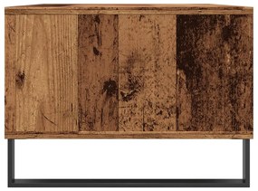 antik fa színű szerelt fa dohányzóasztal 90 x 50 x 36,5 cm
