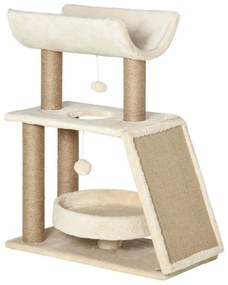 Macska mászóka, bézs
