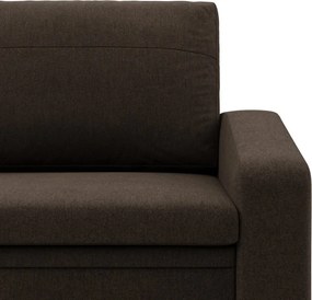 Vertico fekvőfotel, 90 cm széles, fonott, barna