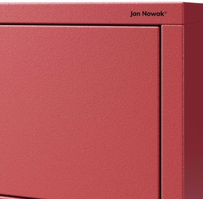 Komód CARLA , 800 x 1015 x 400 mm, Modern: piros