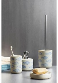 WENKO 24313100 - AQUAMARIN WC-kefe 10x40 cm, bézs