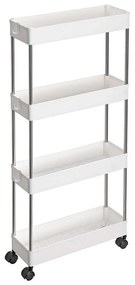 MARGE görgős tárolókocsi, fehér