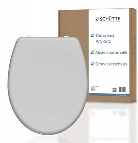 WC-ülőke Schütte 82302 szürke duroplast