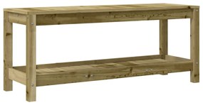impregnált fenyőfa kerti pad 108 x 35 x 45 cm