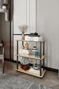 Bookcase könyvespolc, tölgy, 30 cm