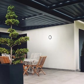 Briloner 3008-015 - LED Mennyezeti lámpa LED/8W/230V átmérő 21 cm fekete IP44