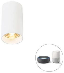 Okos modern reflektor fehér, WiFi GU10 izzóval - Tuba