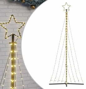 meleg fehér LED karácsonyfa 447 LED 249 cm