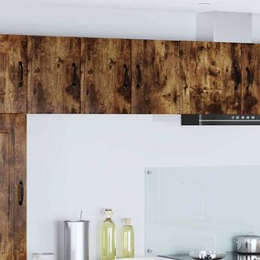 Fali konyhaszekrény 2 pcs Füstölt tölgy 30 x 31 x 40 cm Faanyag