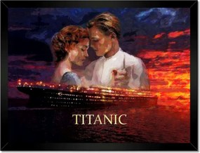 Poszterek keretben 40x30 Titanic Hajó Felirat
