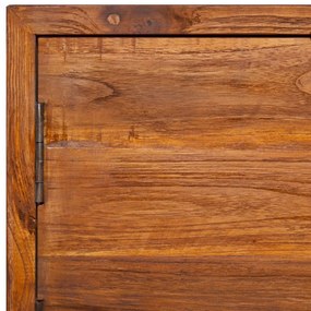 tömör tíkfa fali TV-szekrény 90 x 30 x 30 cm