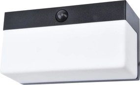 LUTEC 6941502330 FRAN Fali Lámpa Mozgásérzékelővel Fekete LED IP44