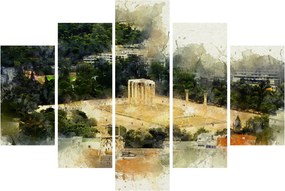 Kép - Zeusz temploma, Athén, Görögország (150x105 cm)