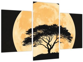 Kép – Fa arany teliholdban II. (90x60 cm)