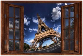 Poszterek 90x60 Eiffel-torony Párizsban