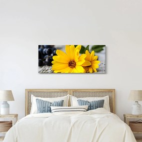 Sárga virág képe (120x50 cm)