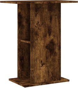 vidaXL füstös tölgy szerelt fa akváriumtartó állvány 60,5x36x72,5 cm