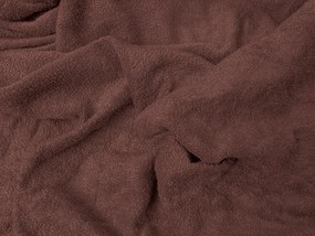 Frottír EXCLUSIVE sötétbarna lepedő 180x200 cm