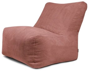 Téglavörös kordbársony babzsákfotel Seat 100 Lounge – SLOWDOWN