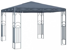 antracitszürke pavilon 300 x 300 cm