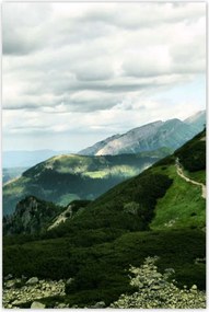 Poszterek 80x120 Tátra Lengyel hegyek Kilátás