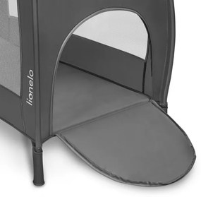 Lionelo - Utazóágy STEFI PLUS Szürke-fehér