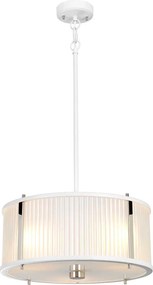 Elstead modern függeszték corona fehér nikkel elsdl-corona-3p-wpn