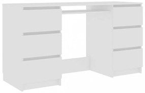 fehér szerelt fa íróasztal 140 x 50 x 77 cm