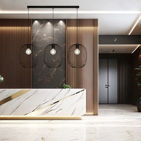Emibig modern skandináv függeszték onyx fekete emi1304/3