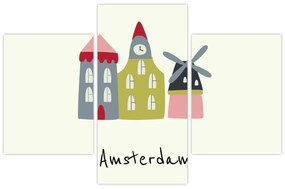 Kép - Európa városai N⁰4 (90x60 cm)