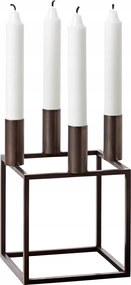 by Lassen Kubus 4 Acél gyertyatartó 20 cm Réz bevonattal