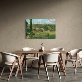 Kép - Camille Pissarro, Landscape at Les Pâtis, Pontoise, reprodukciók (90x60 cm)