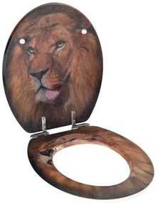 Lion WC-ülőke 3D képpel, 44,5 x 38 cm - Wenko