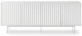 Fehér alacsony komód 211x80 cm Sierra – Teulat