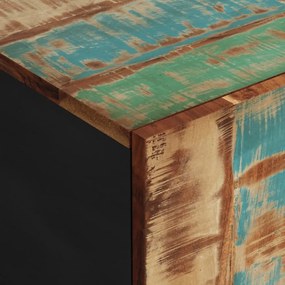 tömör újrahasznosított és szerelt fa TV-szekrény 105x33,5x46 cm