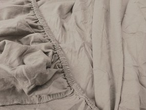 Jersey lepedő EXCLUSIVE szürke-bézs 90 x 200 cm