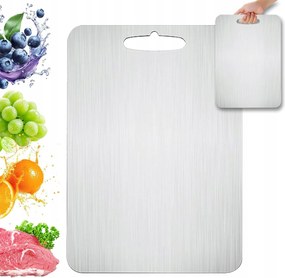 Rozsdamentes acél halhús vágódeszka 34x23 cm Ökológiai