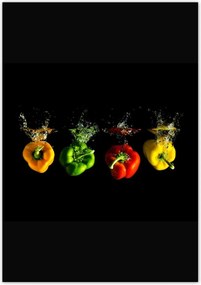 Poszterek 70x100 Paprika Víz