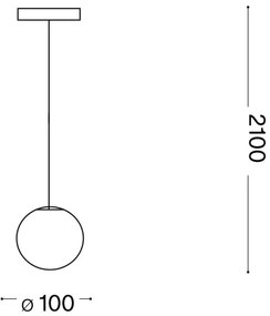 Ideal Lux - LED Csillár zsinóron MAPA 1xG9/3W/230V átm. 10 cm fehér