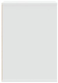 vidaXL fehér szerelt fa fiókos sarokszekrény 40 x 41 x 58 cm