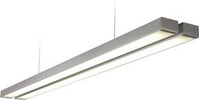 ENDON 59996 BORDE Modern Led Függesztett Lámpa Opál, Ezüst LED IP20