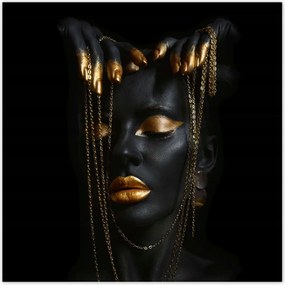 Poszterek 140x140 Arany ékszerek az arcon