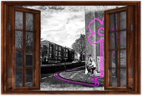 Poszter 60x40 Rózsaszín virág