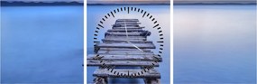 Kép - Pier, Zadar, Croatia (órával) (90x30 cm)