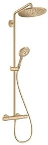 Hansgrohe Croma-Select zuhanyrendszer termosztatikus csapteleppel csiszolt bronz 26890140