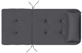 2 db antracitszürke oxford-szövet Adirondack-székpárna